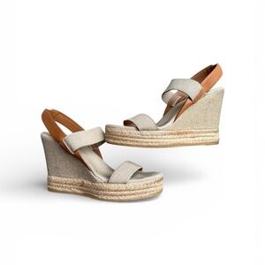 9 Elegant Beige and Tan Wedge Sandals